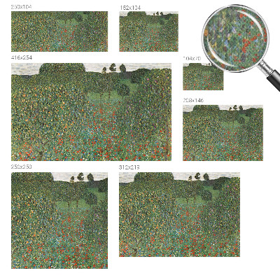 Fotomurale per bambini prato fiorito