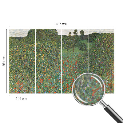 Fotomurale per bambini prato fiorito