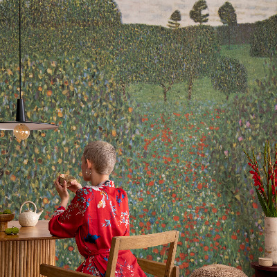 Fotomurale per bambini prato fiorito