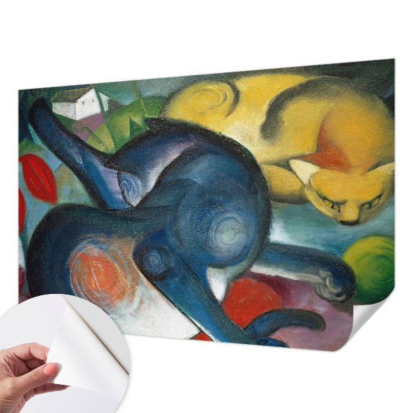 Fotomurale adesivo Arte del gatto