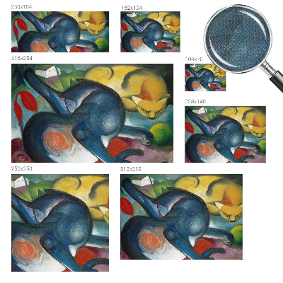 Fotomurale adesivo Arte del gatto