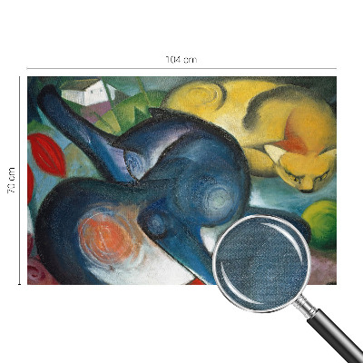 Fotomurale adesivo Arte del gatto