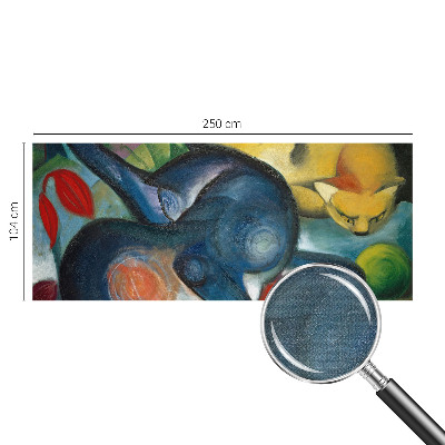 Fotomurale adesivo Arte del gatto