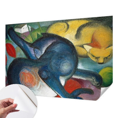 Fotomurale adesivo Arte del gatto