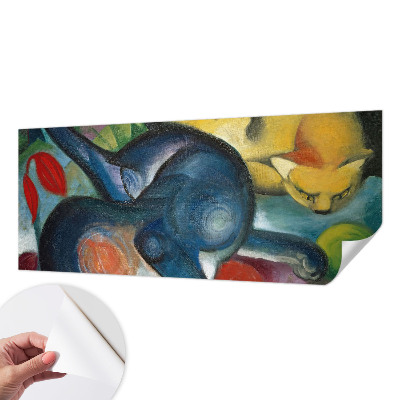 Fotomurale adesivo Arte del gatto