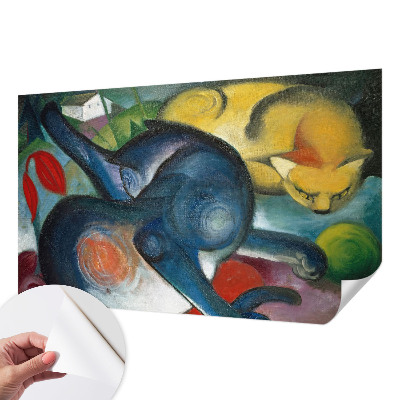 Fotomurale adesivo Arte del gatto