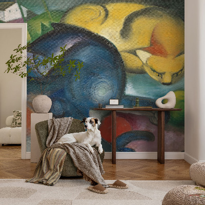 Fotomurale adesivo Arte del gatto