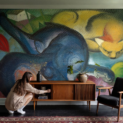 Fotomurale adesivo Arte del gatto