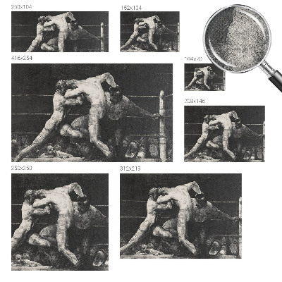 Carta da parati 3D Duello tra pugili