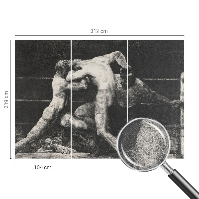 Carta da parati 3D Duello tra pugili