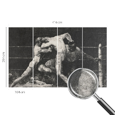 Carta da parati 3D Duello tra pugili