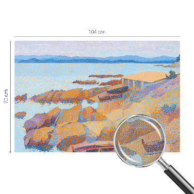 Carta da parati panoramica effetto 3D Vista sul mare