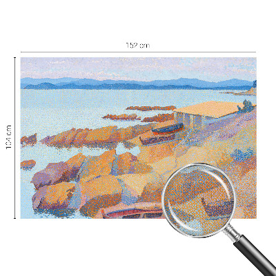 Carta da parati panoramica effetto 3D Vista sul mare