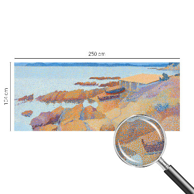 Carta da parati panoramica effetto 3D Vista sul mare