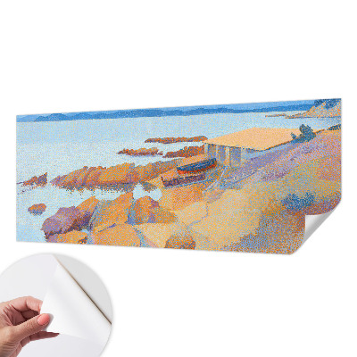 Carta da parati panoramica effetto 3D Vista sul mare