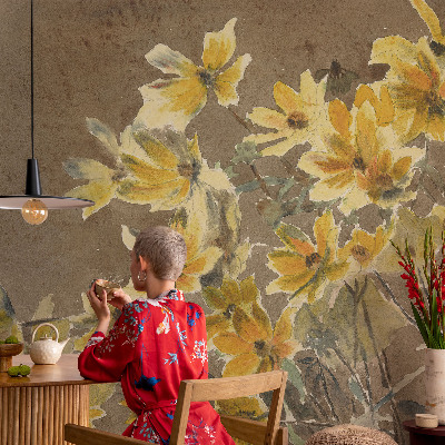 Carta da parati adesiva Bouquet soleggiato