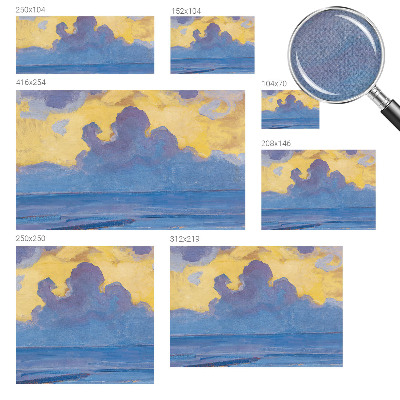 Carta da parati 3D Paesaggio nuvoloso