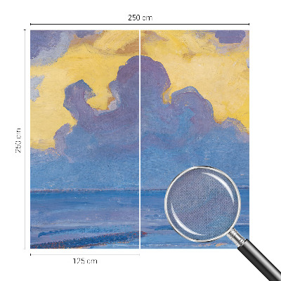 Carta da parati 3D Paesaggio nuvoloso