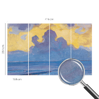 Carta da parati 3D Paesaggio nuvoloso