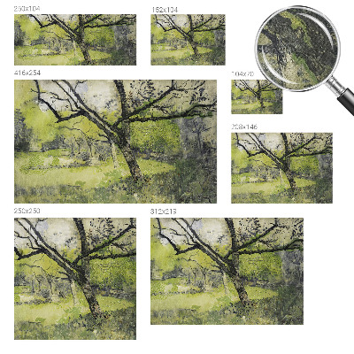 Fotomurale 3D Parco primaverile