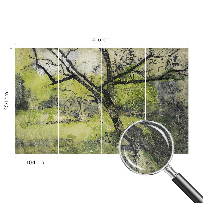 Fotomurale 3D Parco primaverile