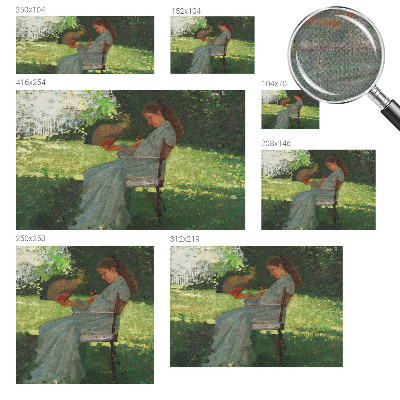 Carta da parati panoramica effetto 3D Armonia estiva