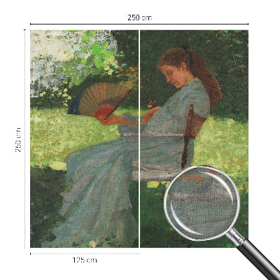 Carta da parati panoramica effetto 3D Armonia estiva