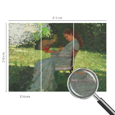 Carta da parati panoramica effetto 3D Armonia estiva