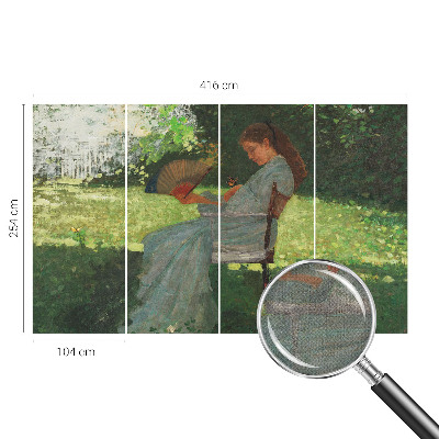 Carta da parati panoramica effetto 3D Armonia estiva