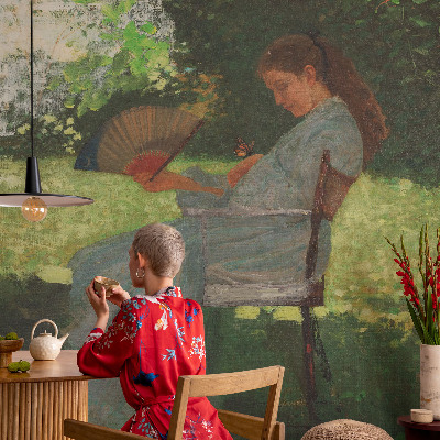 Carta da parati panoramica effetto 3D Armonia estiva