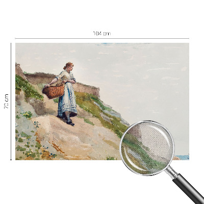 Carta da parati effetto profondità Paesaggio della schiena