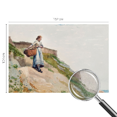 Carta da parati effetto profondità Paesaggio della schiena