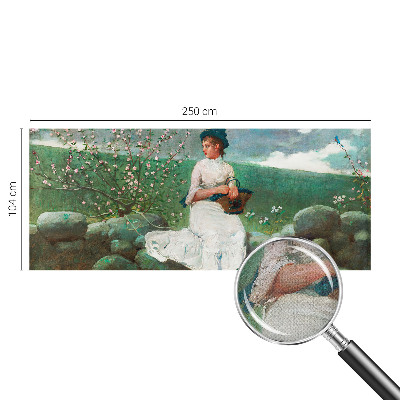 Carta da parati cameretta Pace fiorita