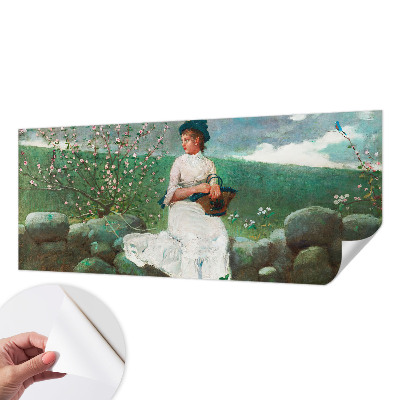 Carta da parati cameretta Pace fiorita