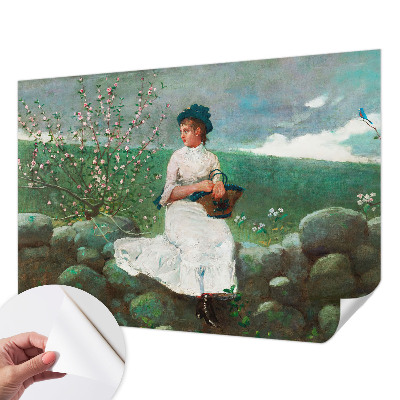 Carta da parati cameretta Pace fiorita