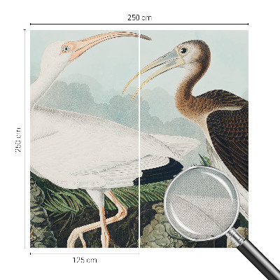 Fotomurale adesivo coppia di uccelli