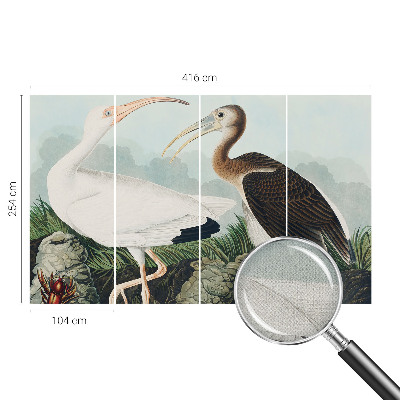 Fotomurale adesivo coppia di uccelli