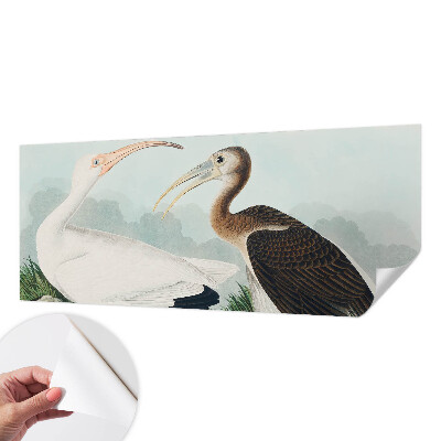 Fotomurale adesivo coppia di uccelli