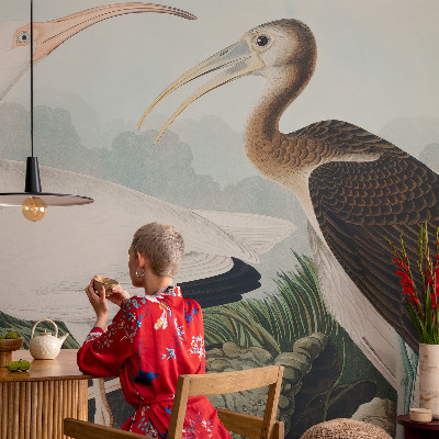 Fotomurale adesivo coppia di uccelli