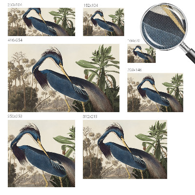 Carta da parati panoramica effetto 3D Natura esotica
