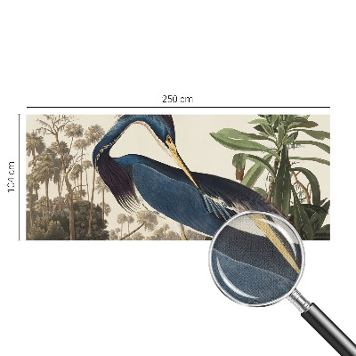 Carta da parati panoramica effetto 3D Natura esotica