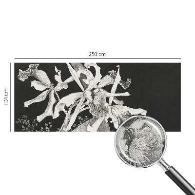 Carta da parati cameretta Illustrazione di un'orchidea