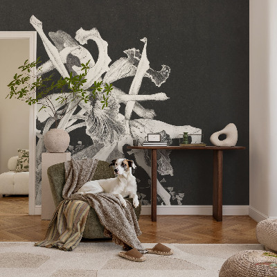 Carta da parati cameretta Illustrazione di un'orchidea