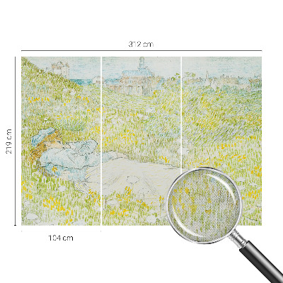 Carta da parati per cameretta Rilassamento primaverile