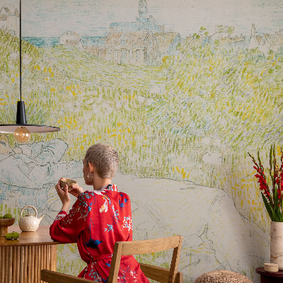 Carta da parati per cameretta Rilassamento primaverile