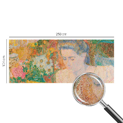 Fotomurale per cameretta Ritratto floreale