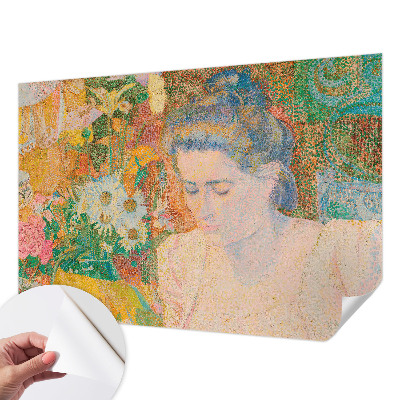 Fotomurale per cameretta Ritratto floreale