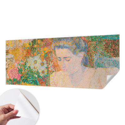 Fotomurale per cameretta Ritratto floreale