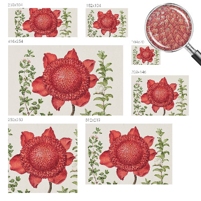 Fotomurale per bambini Eleganza floreale