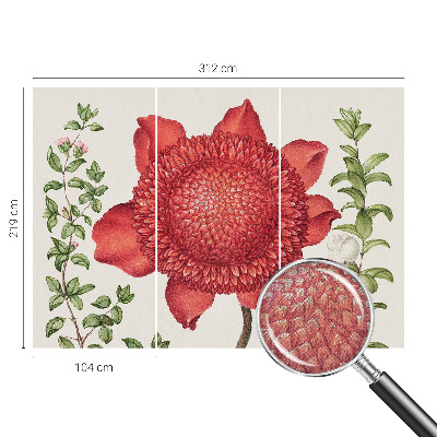 Fotomurale per bambini Eleganza floreale